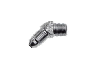 stainless -03 flare to 1/8" pipe 45 deg | RHP