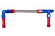 -08X 7/8-20 Dual Inlet to fit Holley-4500 (center to center 11.35") - Red / Blue | RHP
