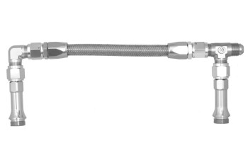 -08X 7/8-20 Dual Inlet to fit Holley-4500 (center to...