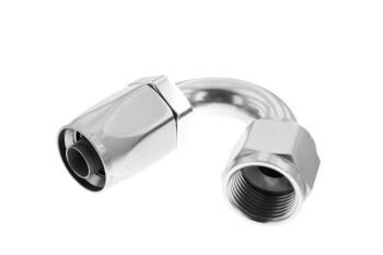 -06 150° female aluminum hose end - non-swivel -...