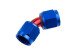 -08 female to female AN / JIC flare swivel coupling -45° - red&blue | RHP