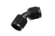 -08 female to female AN / JIC flare swivel coupling -45° - black | RHP