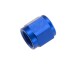 -03 AN / JIC aluminum tube nut 3/8" x 24 blue - 6 / pkg | RHP