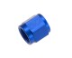 -06 AN / JIC aluminum tube nut 9 / 16" x 18 - blue - 2 / pkg | RHP