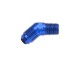 -03 45° male adapter to -04 (1/4") NPT male - blue | RHP