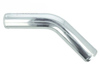 Aluminium elbow 45° with 76mm diameter, Mandrel bent,...
