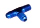 -08 x -06 (3/8") tee with thread on the run - blue | RHP