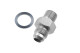 -06 male AN / JIC flare to 1/8"NPSM transmission fitting -clear-2pcs | RHP