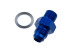 -08 male AN / JIC flare to 1/4"NPSM transmission fitting -blue-2pcs | RHP