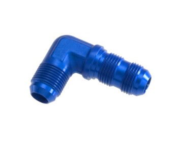 -10 90° male AN / JIC bulkhead adapter - blue | RHP