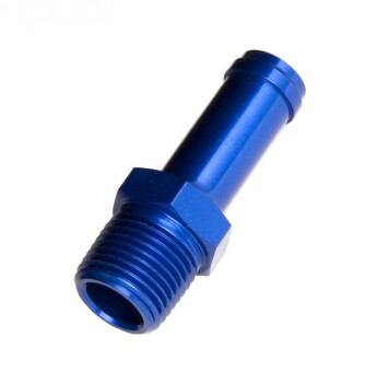 -10 (5 / 8") OD hose nipple to -08 (1/2") NPT...