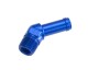 -04 (1/4") OD hose nipple to -02 (1/8") NPT male - 45°- blue | RHP