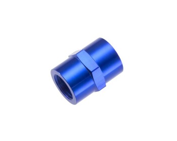 -04 (1/4") NPT female pipe coupler - blue | RHP