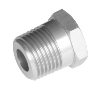 -08 (1/2") NPT male to -06 (3/8") NPT female...