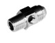 -06 male AN / JIC to -04 (1/4") NPT male with 1/8" NPT hex - clear | RHP