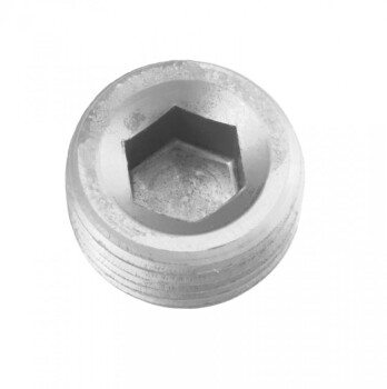 -06 (3/8") NPT socket head pipe plug - clear - 2 /...