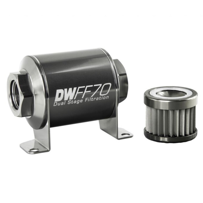 In-line Fuel filter element and housing kit, stainless...