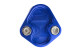 Aluminum Block-Off Plate for General Ford Except 351C, 351M & 400 ENGINE - Blue | RHP