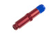 Dual Feed Bowl Inlet Fitting - 6 AN x 9/16" - 24 with swivel end-blue/red -2pcs/pkg | RHP