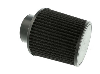 Universal air filter 127mm / 70mm connection, black | BOOST products