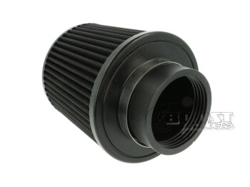 Universal air filter 127mm / 70mm connection, black | BOOST products
