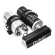 Fuel Log - 4 port Collector : for use with Dual Universal Bracket / / Collector for 1x WALBRO GSL392 and 1x Nuke Fuel filter Slim