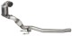 HJS Tuning Downpipe 76mm VW Passat XI 2.0 TSI 16V 4Motion (B8) Stufenheck (without OPF)