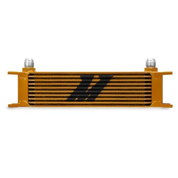 Oil Cooler Mishimoto / Universal / 10 Rows / Gold | MMOC-10G