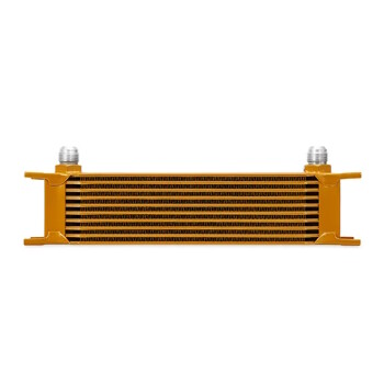 Oil Cooler Mishimoto / Universal / 10 Rows / Gold | MMOC-10G