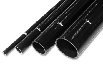 Silicone Hose 60mm, 1m Length, black | BOOST products