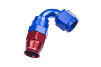 Dash 6 / -06 AN PTFE reusable hose end - blue / 120 °...
