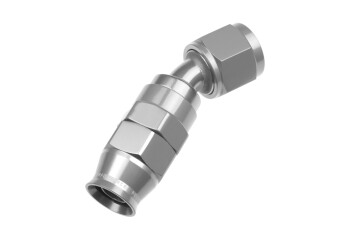 Dash 4 / -04 AN PTFE reusable hose end - clear / 30 °...