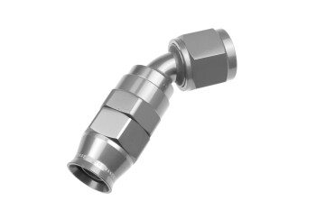 Dash 6 / -06 AN PTFE reusable hose end - clear / 45 °...