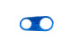 -04 to -04 hose separator - blue.. | RHP