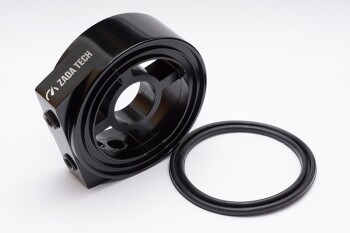 Oil filter adapter plate kit for oil sensors