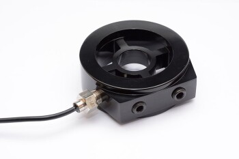 Oil filter adapter plate kit for oil sensors