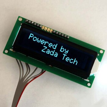 White Negative 16x2 LCD | Zada Tech