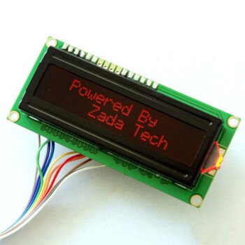 Red Negative 16x2 LCD | Zada Tech