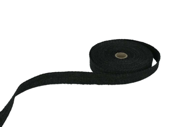 10m heat protection tape- ceramic - black - 25mm wide |...