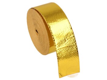 10m Heat Protection Tape - Gold - 25mm Width