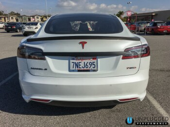 Unplugged Performance Carbon Rear Under Spoiler and Diffuser System for Tesla Model S