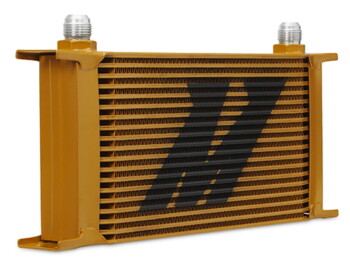 Oil Cooler Mishimoto / Universal / 19 Row / Gold | MMOC-19G