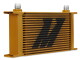 Oil Cooler Mishimoto / Universal / 19 Row / Gold | MMOC-19G