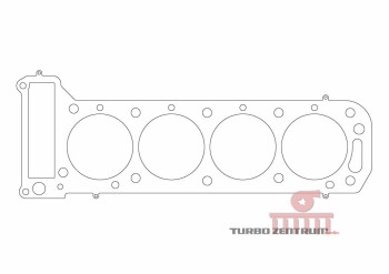 Cylinder head gasket for Opel REKORD 2.0i 8V / 97,00mm / 1,80mm | 338464R