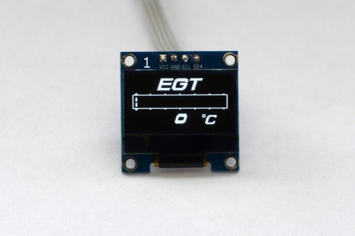 Exhaust Gas Temperatur Gauge incl. sensor (Celcius) |...