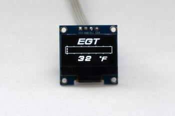 exhaust gas temperatur gauge incl. sensor