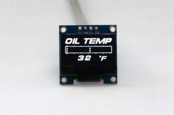 OLED digital single oil temperature gauge (Fahrenheit) |...