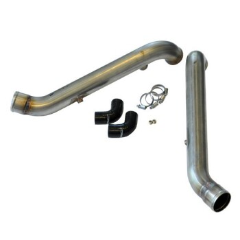 Bipipe Set, Stainless Steel with WMI Bungs, Raw, Audi...