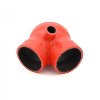 Throttle Body Intake Boot, Silicone, Red, Audi S4...