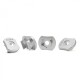 Billet Aluminum MQB Rear Subframe Mount Inserts, Audi A3 Quattro (2015-2017)